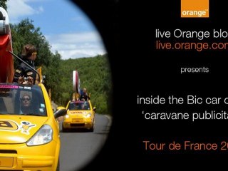 inside the caravan of the Tour de France 2012