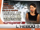 l'hebdo du jeux vidéo - #133 : Medal of Honor Warfighter et Crysis 3 [JVN.com]