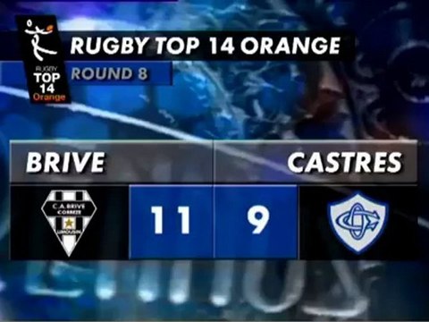 J8 - Brive-Castres : 11-9