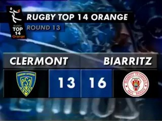 J13 - Clermont-Biarritz : 13-16