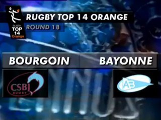 J18 - Bourgoin-Bayonne : 12-6