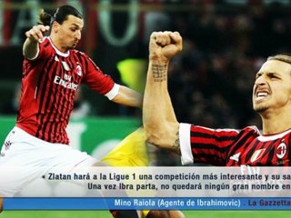 Zlatan Ibrahimovic ficha por el Paris Saint Germain