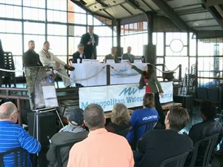 Busy Harbor Rough Waters Panel