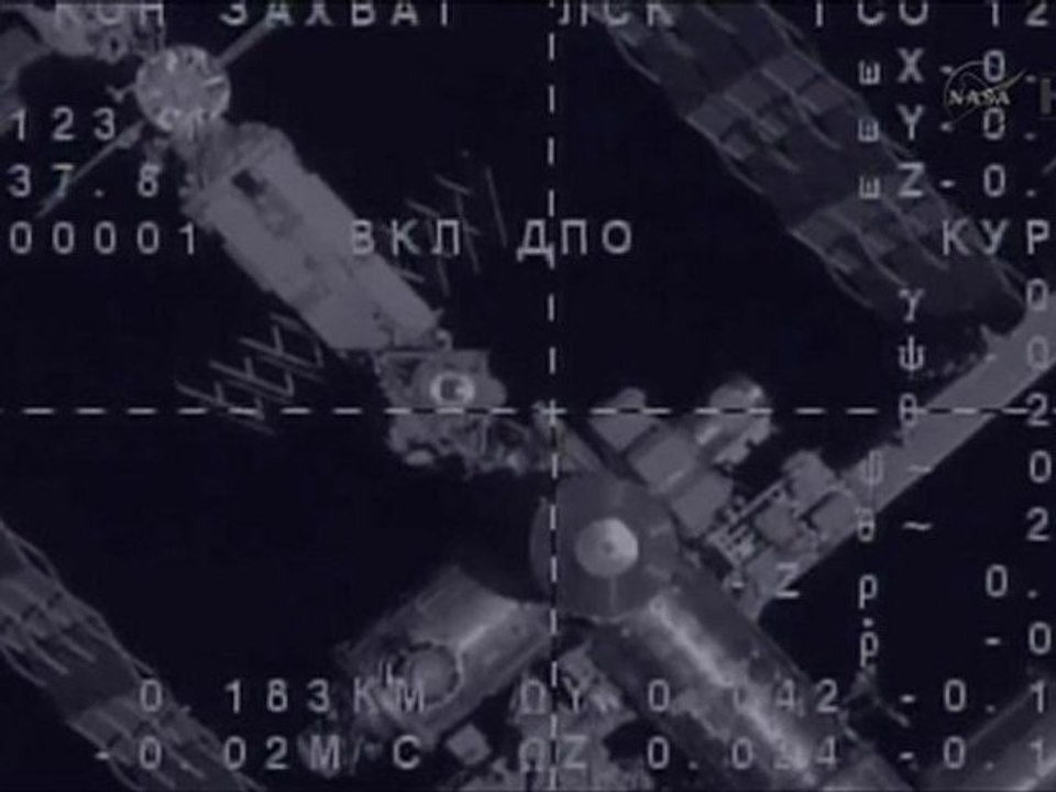 [ISS] Entire Approach & Docking of Soyuz TMA-05M to ISS