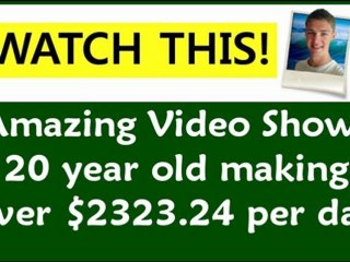 20 Year Old Makes Over £2323.24 Per Day Amazing Watch This
