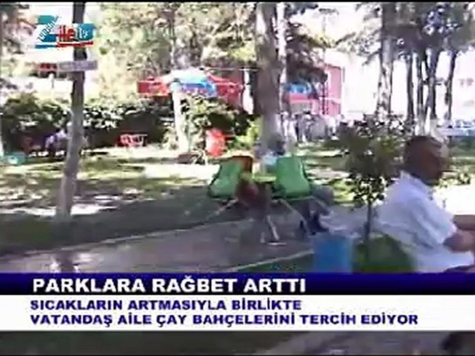 Zilede parklara yoğun ilgi