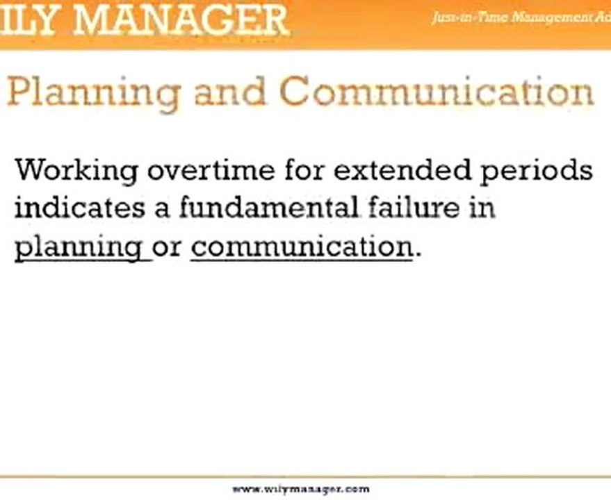 Dealing With Work Overload - A How To Guide for Managers