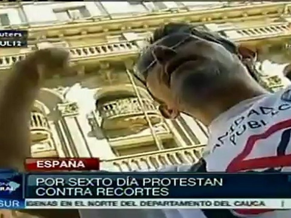 Protestas no cesan en España, rechazan nuevos recortes