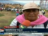 Colombia: indígenas cumplen desalojo de militares