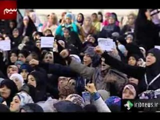 .- نسيم - خبرگزاری بین المللی پیام کوتاه -. - فيلم__ حاشيه‌هاي ديدار شرکت‌کنندگان در اجلاس زنان و بيداري اسلامي با رهبر معظم انقلاب