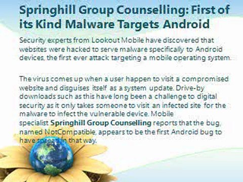 SPRINGHILL GROUP COUNSELLING - Facebook Fan Page