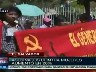 El Salvador: exigen aplicar Ley Contra Violencia de Género
