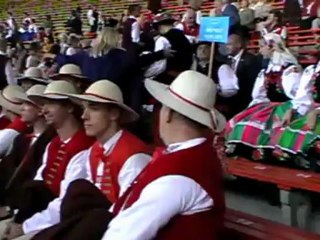 XIV Światowy Festiwal Chórów Polonijnych w Koszalinie-powitanie
