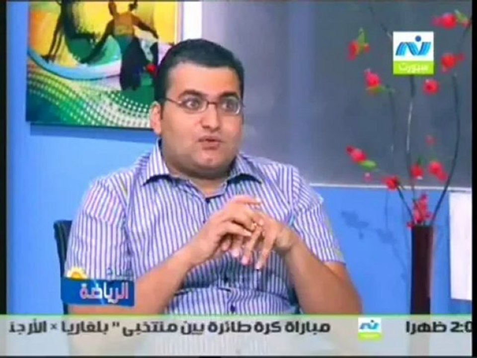حوار الناقد احمد الاحمر مع الاعلاميه سها ابراهيم فى صباح الرياضه