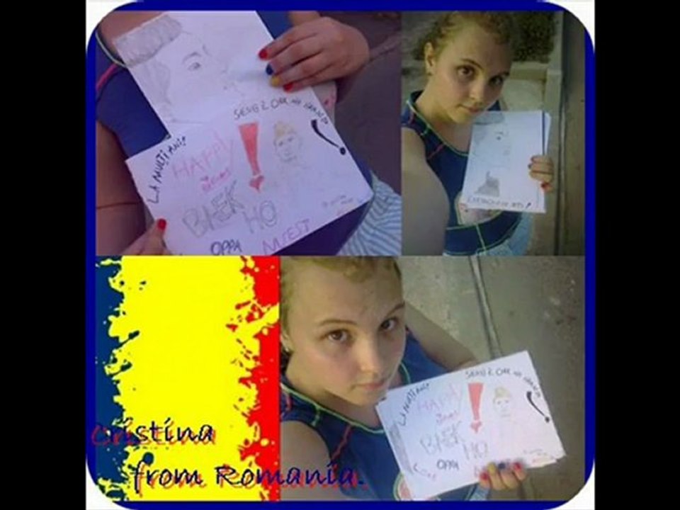 NU'EST - BAEKHO - Happy Birthday.July.21.2012.[From Romania]