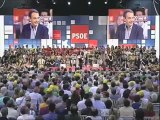 Mejores momentos del mitin de cierre de campaña del PSOE