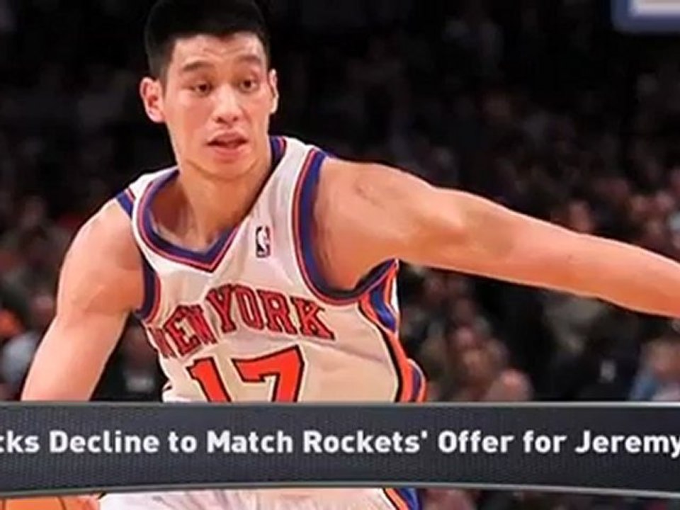 Knicks Let Jeremy Lin Go to Rockets