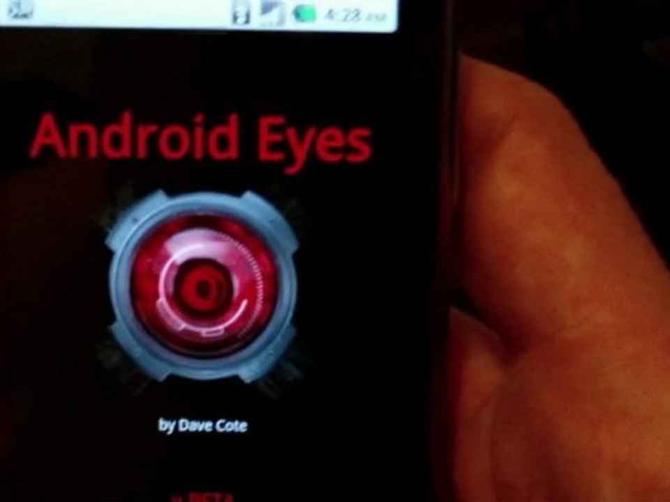 Android Eye Object Recognition App