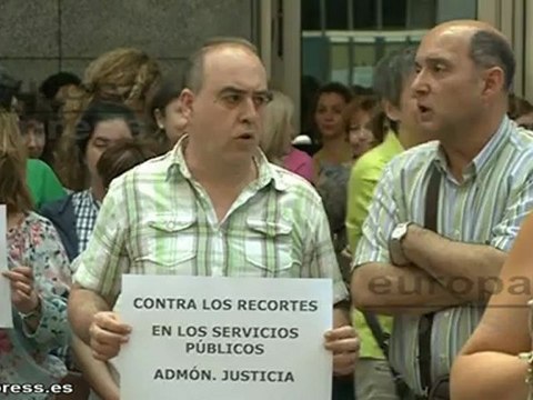 Trabajadores de Justicia denuncian los recortes