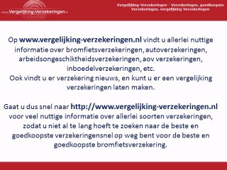 Vergelijking Verzekeringen