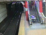 Incident dans l'escalator d'une handicapée