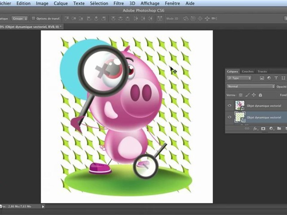 Adobe Illustrator CS6 : Copier-coller vers Photoshop