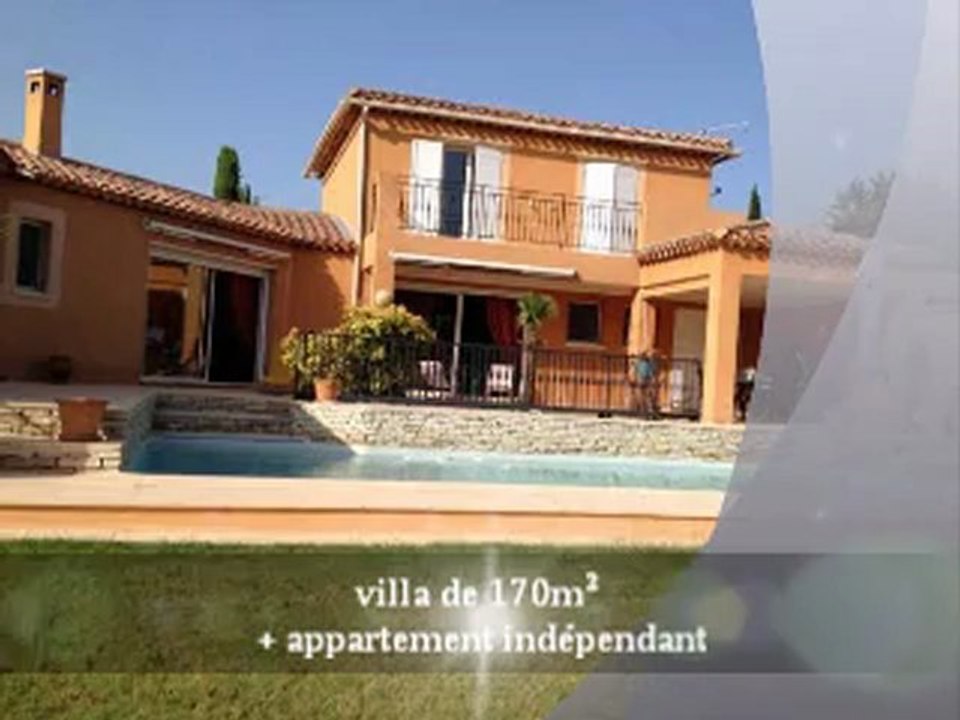 Aix en Provence vente villa avec appartement