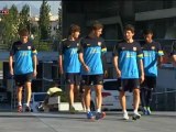 Vilanova completa su tercer entrenamiento con 13 jugadores del primer equipo