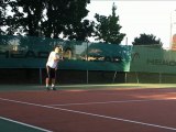 Séance entrainement tennis