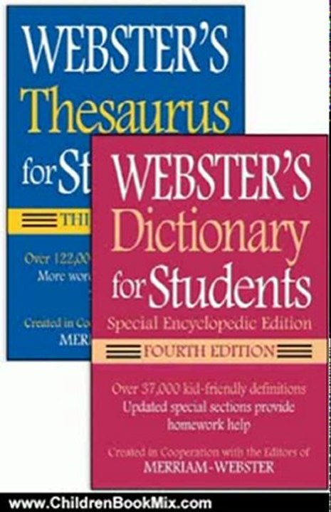 Children Book Review: Webster's Dictionary for Students [With Webster's Thesaurus for Students 3/E] by Inc. Merriam-Webster
