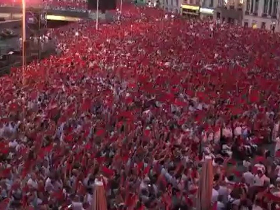 Ouverture des Fêtes de Bayonne, la peña baiona