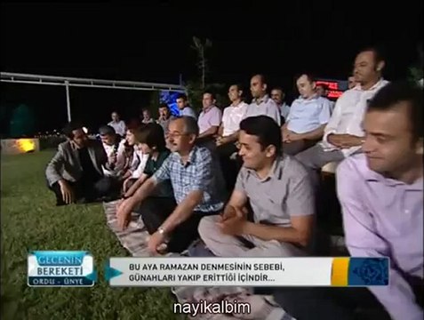 4 Furkandan Hoca Efendiye dön şiiri ORDU Gecenin bereketi 2012 STV