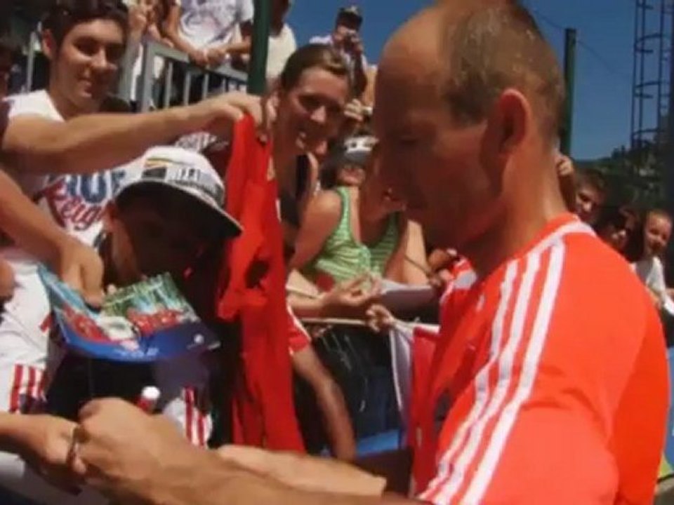 Arjen Robben gibt im Bayern-Trainingslager richtig Gas