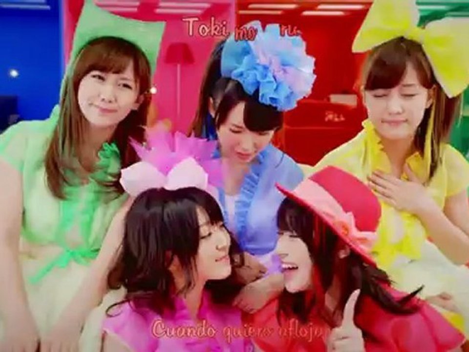 [ICN-F] C-ute - Sekai Ichi Happy Na Onna No Ko Sub esp - rom - kan