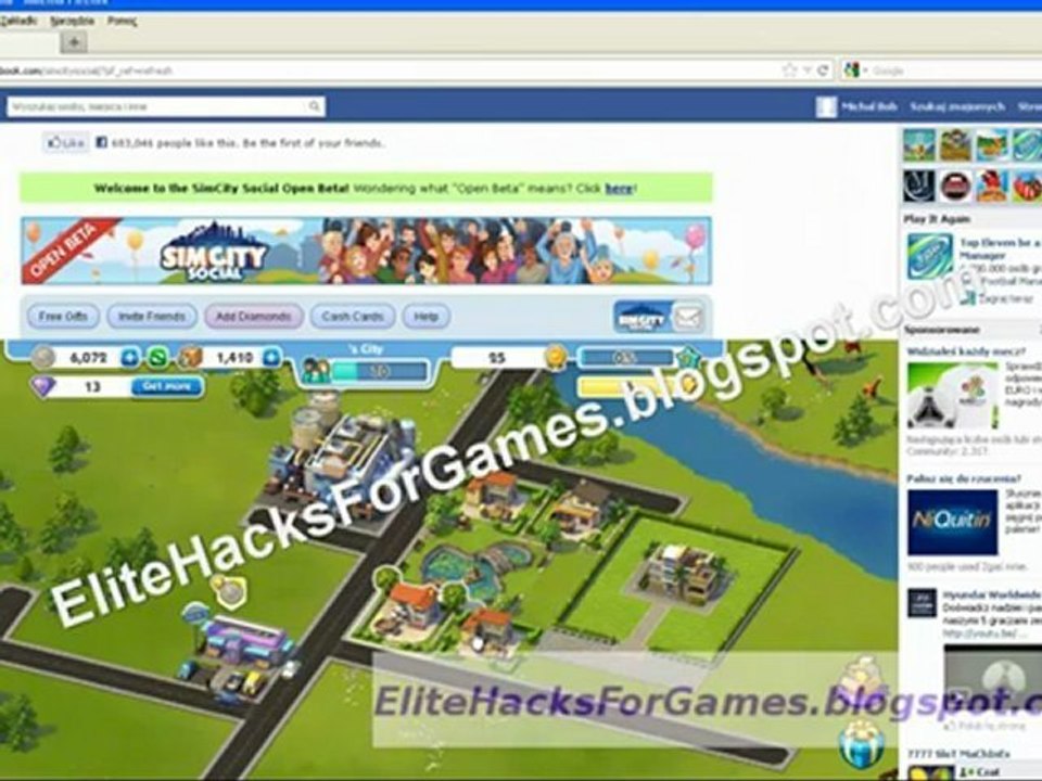 SimCity Social [ Hack ] FREE Download July 2012 Update