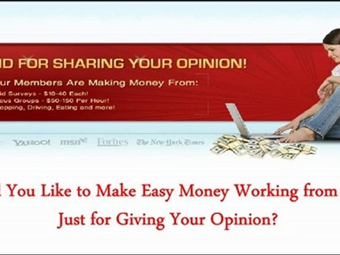 Paid Surveys | Get Paid to Take Surveys | Ways to Make Money | How to Make Extra Money