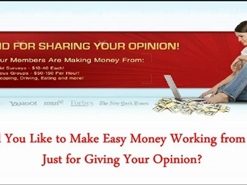 Paid Surveys | Get Paid to Take Surveys | Ways to Make Money | How to Make Extra Money
