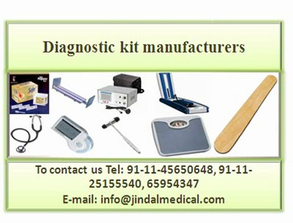 Diagnostic Kit Manufacturers - Diagnostic Products Manufacturers