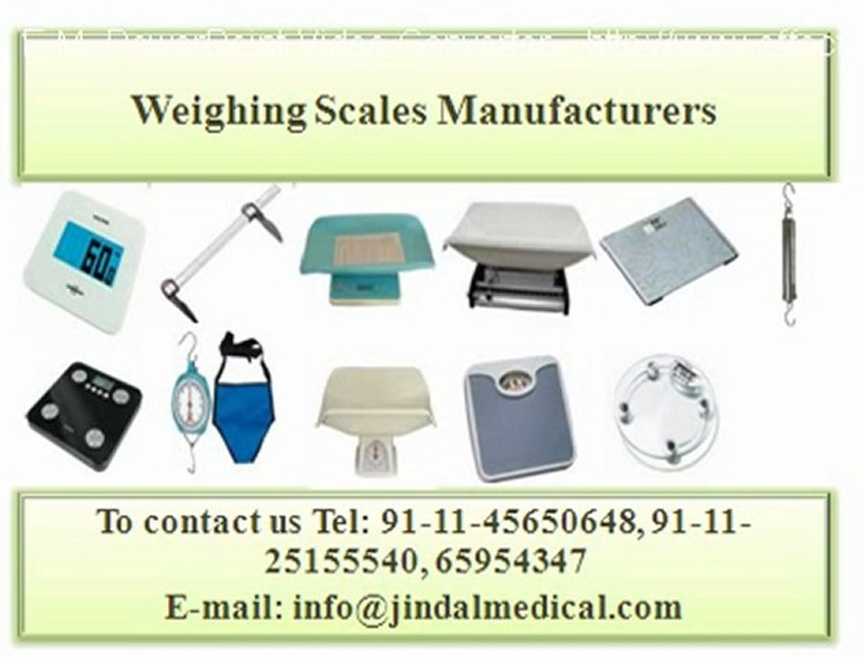 Weighing Scales Manufacturers