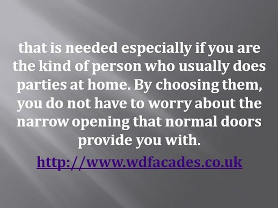 Getting More Space: Folding Doors Or Bifolding Doors?