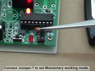 How to wire rf remote transmitter receiver to the 12v light?