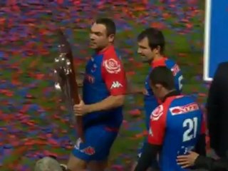 PRO D2 - La remise du bouclier à Grenoble