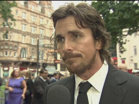 Christian Bale talks Batman at Dark Knight Rises premiere
