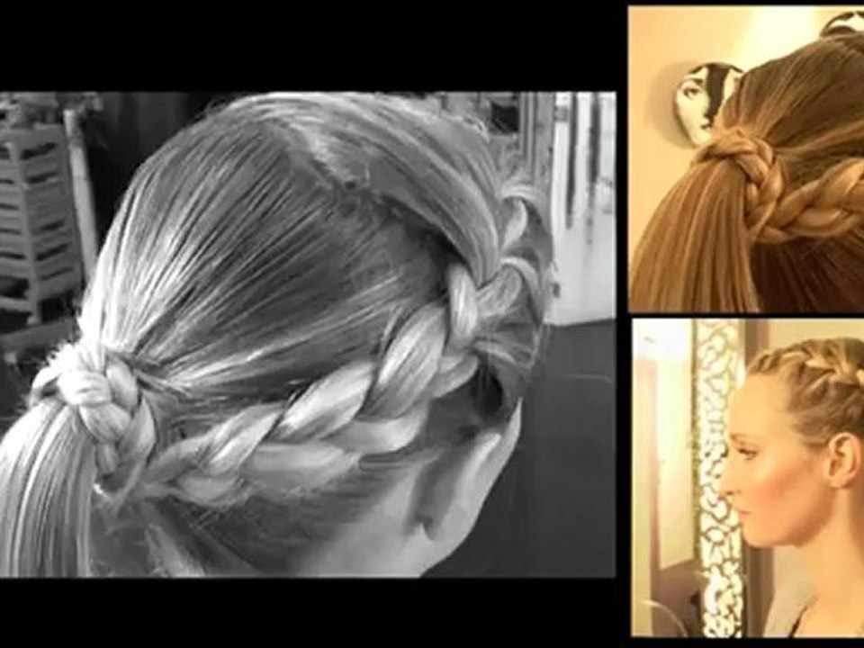 Je me fais une tresse queue-de-cheval - tuto coiffure
