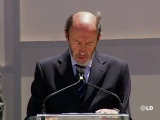 Rubalcaba, "apesadumbrado" por "no haber conseguido erradicar el terrorismo"