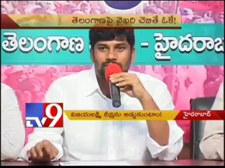 We will obstruct Y.S. Vijayamma Telangana tour - TRS