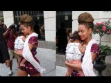 Beyonce Shows Off Blue Ivy And A New Hair Do - Hollywood Style