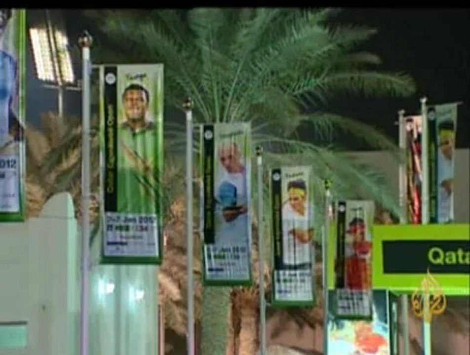 الدور الثاني من بطولة قطر المفتوحة للتنس