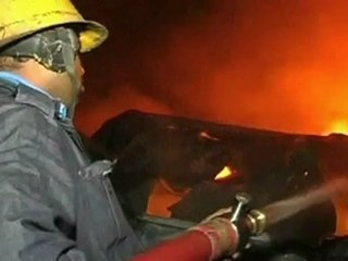Huge fire destroys Hitachi plant in India