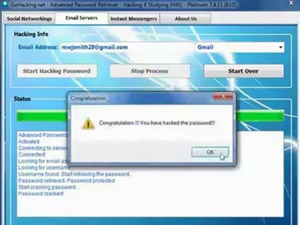 Hack Gmail Password Next Generation Hacking Software 2012 (New) FREE Download